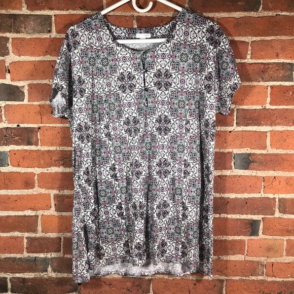 J.Jill Women's Short Sleeve Blouse - Picture 1 of 5